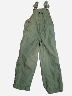 Oshkosh B'gosh The Genuine Article VESTBAK Overalls 5T Green Cargo Pants